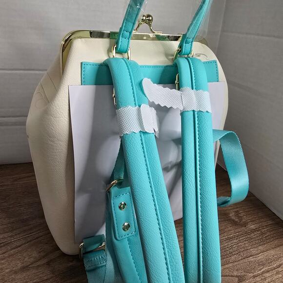 Loungefly Disney Cinderella Jaq & Gus Beads Mini Backpack NWT